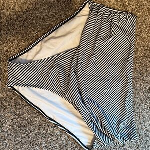 Cupshe Black and White Striped Bikini Bottom